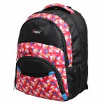 Aqsa ASB48 Designer School Bag (Black Pink)